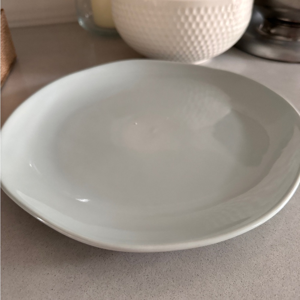 Sophie Conrad Portmeorion Arbor Plates  Set of 4 Grey Blue Dinner Plates 11"